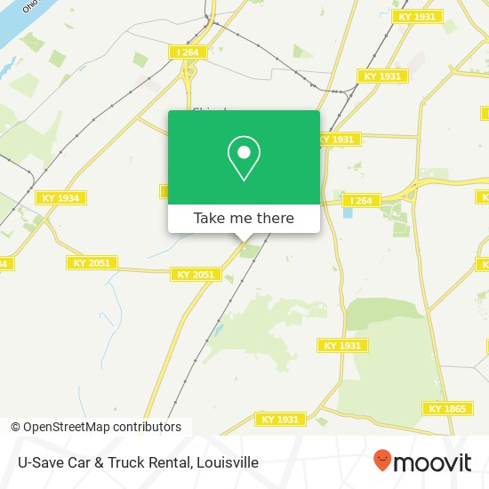 Mapa de U-Save Car & Truck Rental