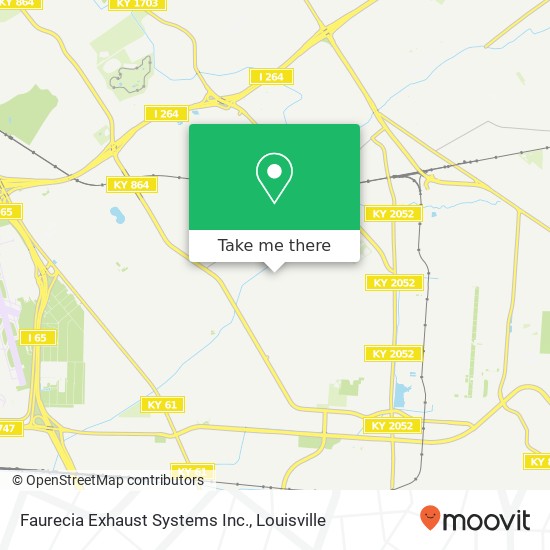 Faurecia Exhaust Systems Inc. map