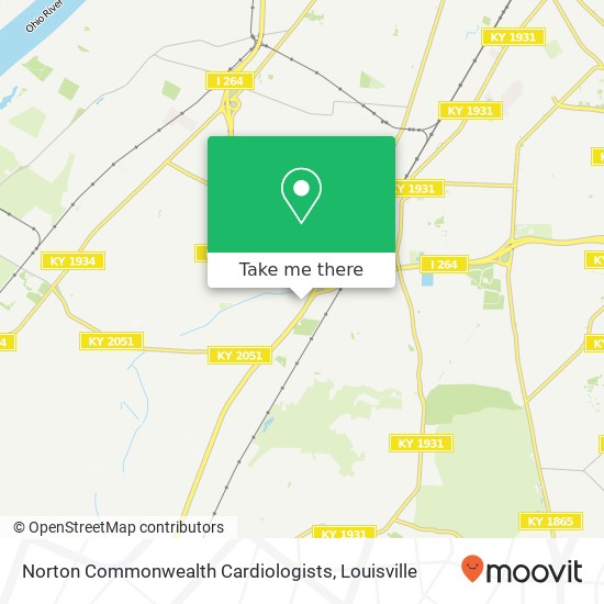 Mapa de Norton Commonwealth Cardiologists