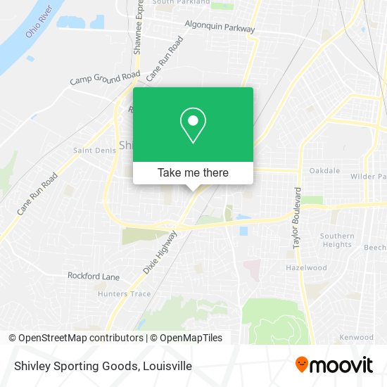 Shivley Sporting Goods map