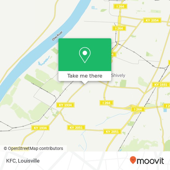 KFC map