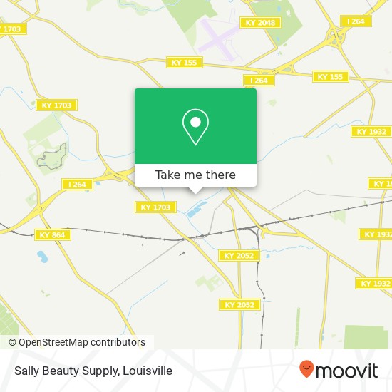 Mapa de Sally Beauty Supply