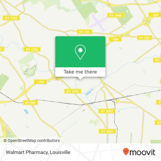 Mapa de Walmart Pharmacy