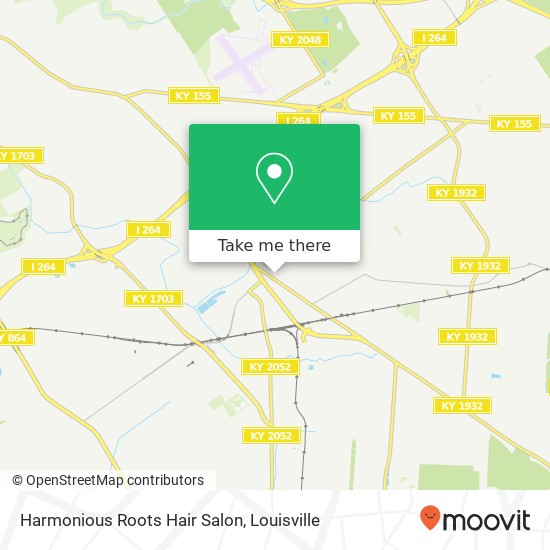 Mapa de Harmonious Roots Hair Salon