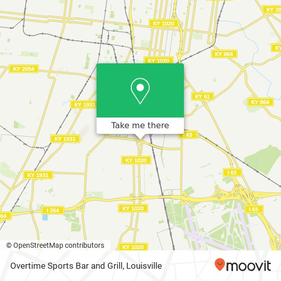 Mapa de Overtime Sports Bar and Grill