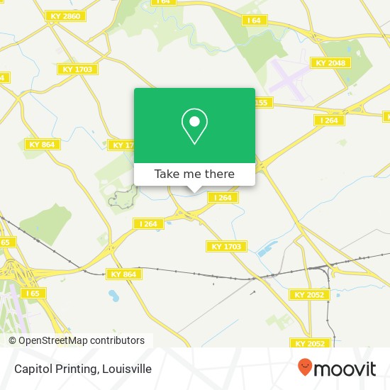 Capitol Printing map