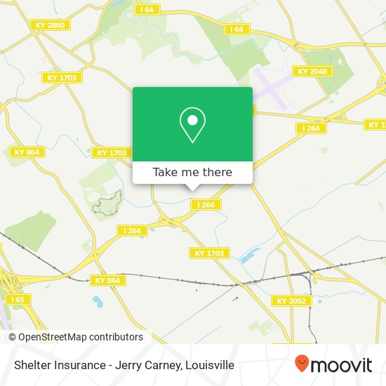 Shelter Insurance - Jerry Carney map