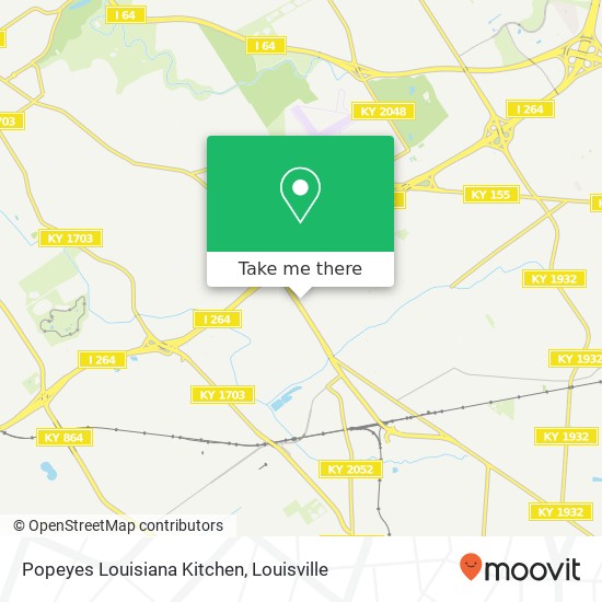 Mapa de Popeyes Louisiana Kitchen