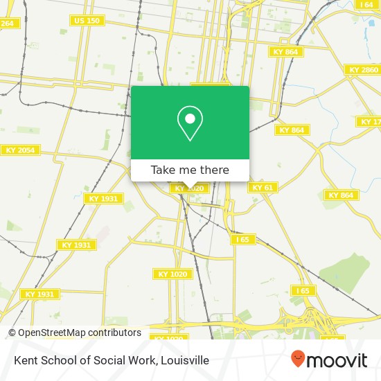 Kent School of Social Work map