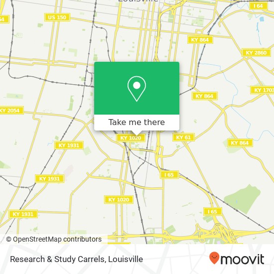 Research & Study Carrels map