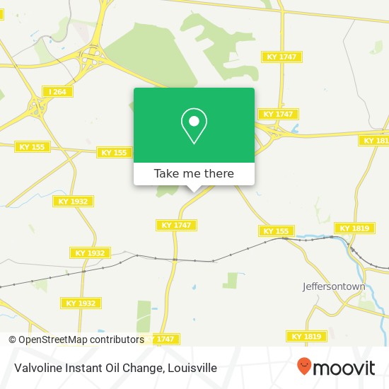 Valvoline Instant Oil Change map