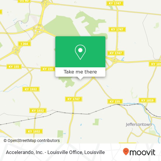 Accelerando, Inc. - Louisville Office map