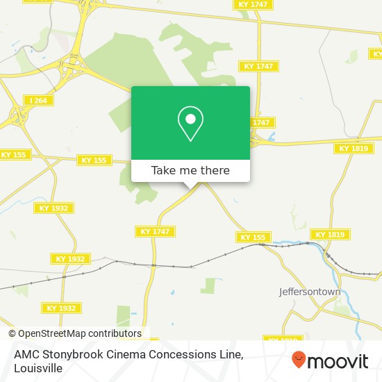 AMC Stonybrook Cinema Concessions Line map