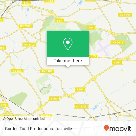 Garden Toad Productions map