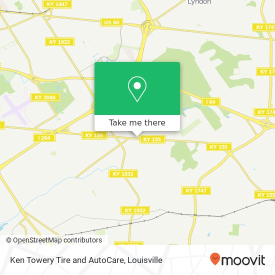 Mapa de Ken Towery Tire and AutoCare