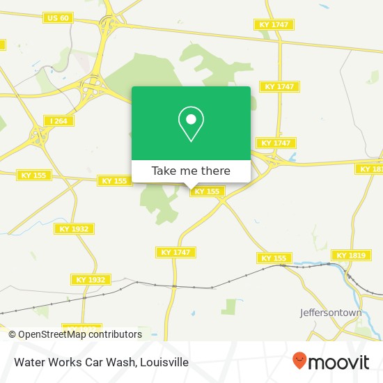 Mapa de Water Works Car Wash