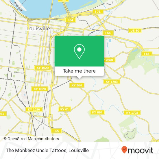 The Monkeez Uncle Tattoos map