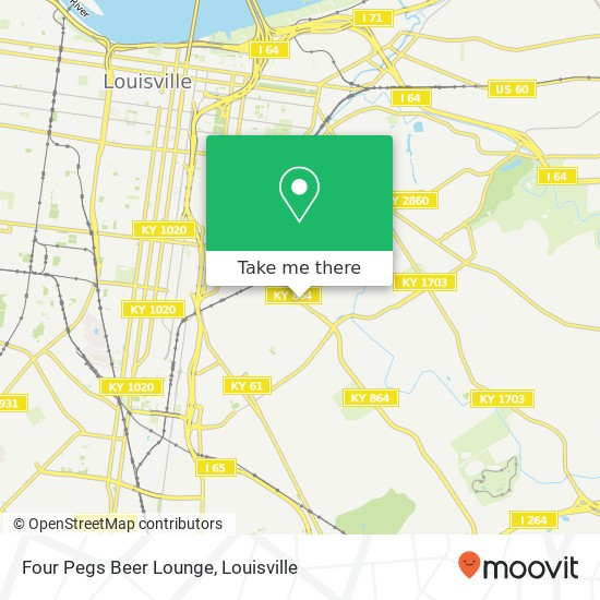 Four Pegs Beer Lounge map