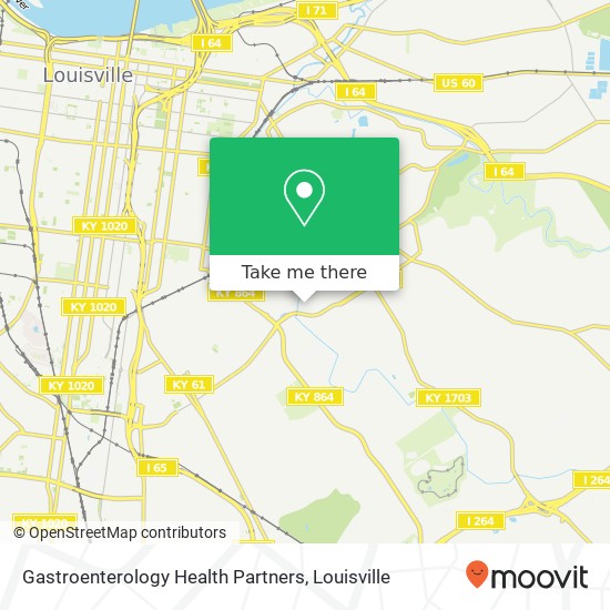 Gastroenterology Health Partners map