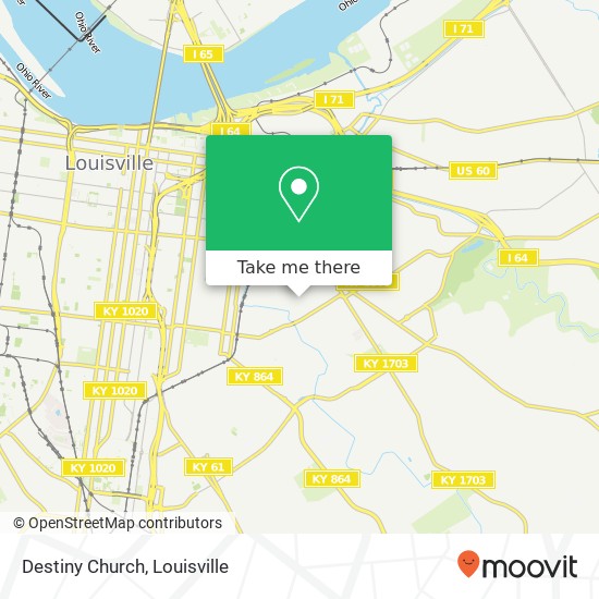 Mapa de Destiny Church