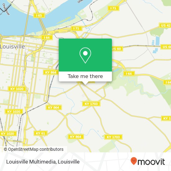 Louisville Multimedia map