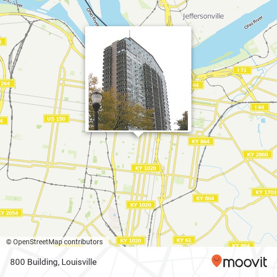 800 Building map