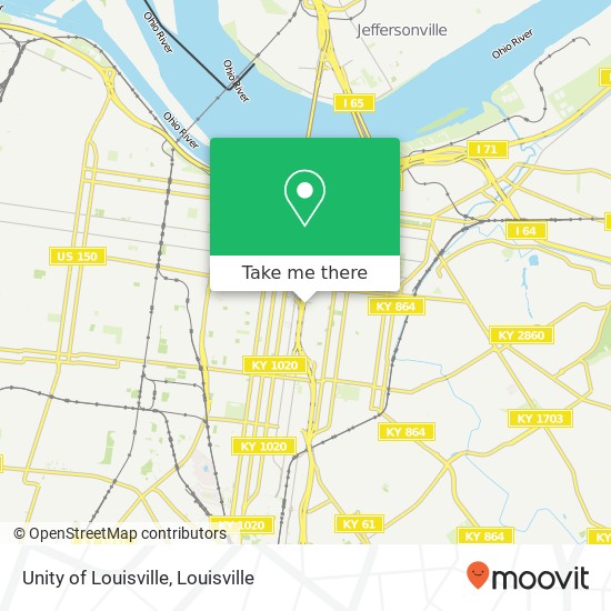 Mapa de Unity of Louisville