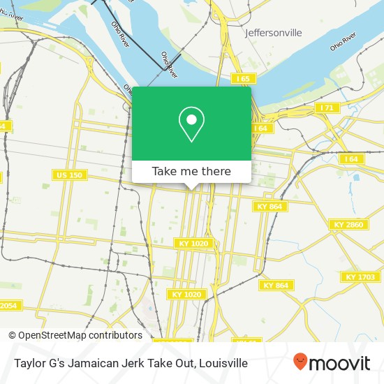 Taylor G's Jamaican Jerk Take Out map