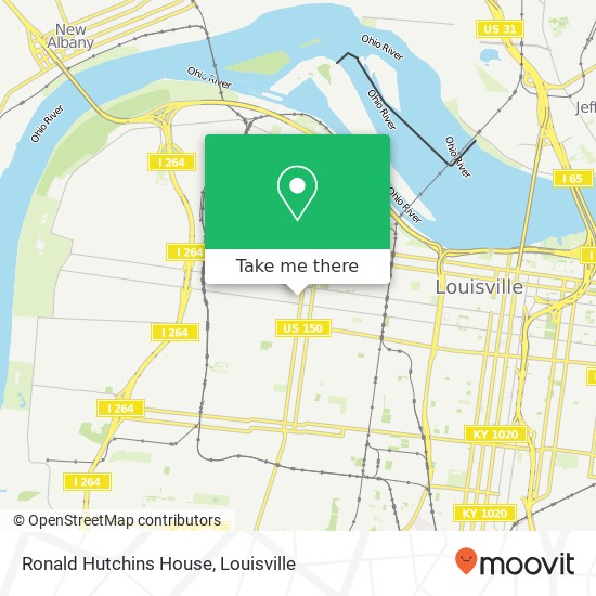 Ronald Hutchins House map