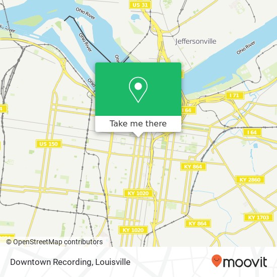 Downtown Recording map