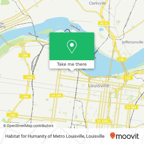 Mapa de Habitat for Humanity of Metro Louisville