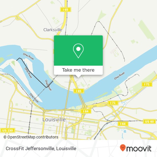 CrossFit Jeffersonville map