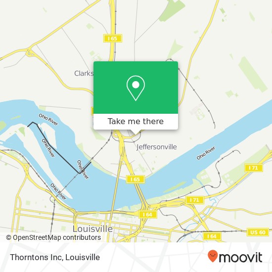 Thorntons Inc map