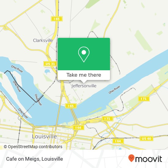 Mapa de Cafe on Meigs