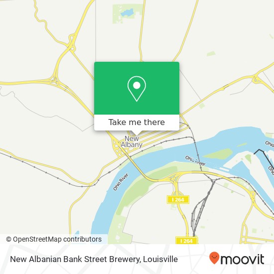 Mapa de New Albanian Bank Street Brewery