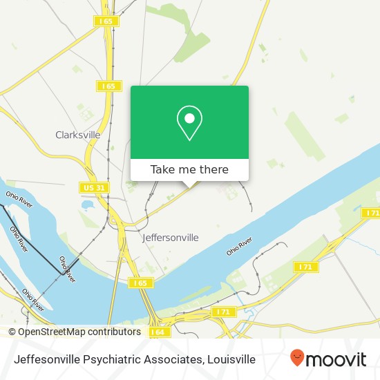 Mapa de Jeffesonville Psychiatric Associates