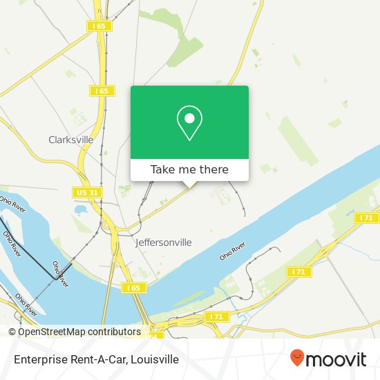 Enterprise Rent-A-Car map