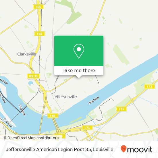 Mapa de Jeffersonville American Legion Post 35