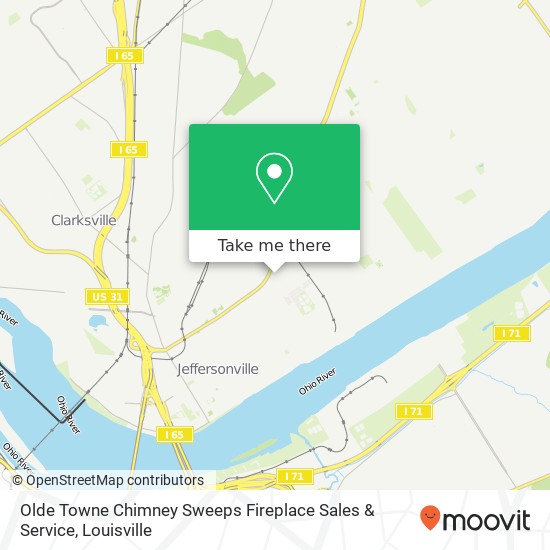 Olde Towne Chimney Sweeps Fireplace Sales & Service map