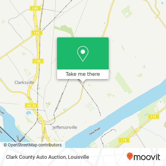 Clark County Auto Auction map