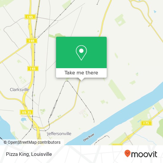 Mapa de Pizza King