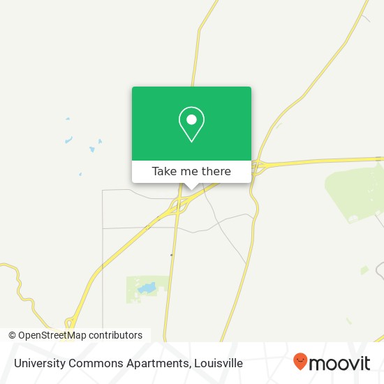 University Commons Apartments map