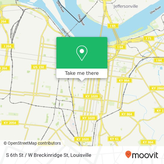 Mapa de S 6th St / W Breckinridge St