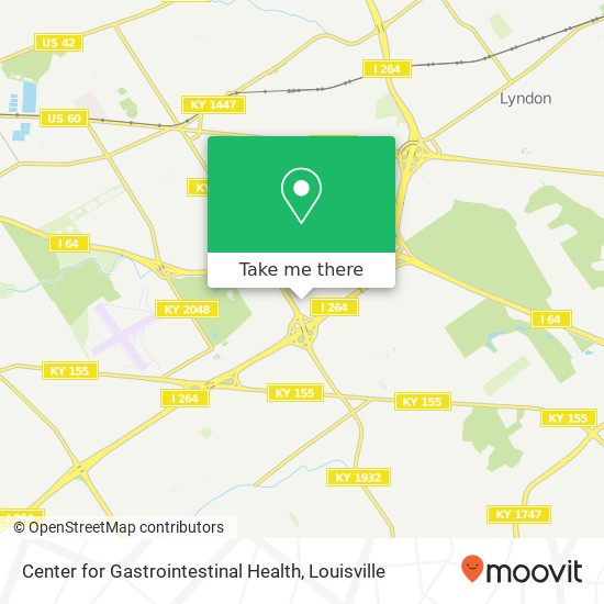 Center for Gastrointestinal Health map