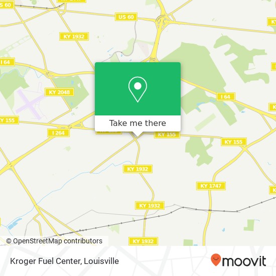 Mapa de Kroger Fuel Center