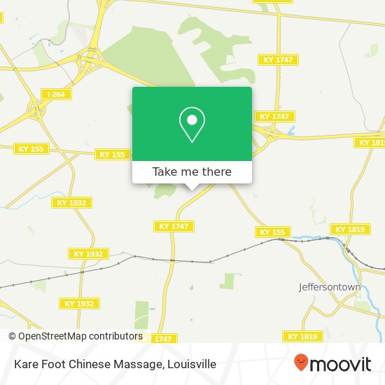 Mapa de Kare Foot Chinese Massage