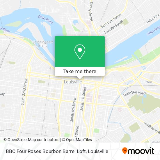 Mapa de BBC Four Roses Bourbon Barrel Loft