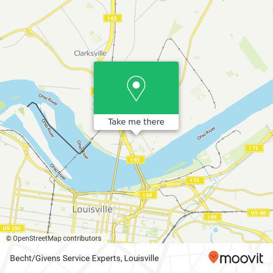 Becht/Givens Service Experts map