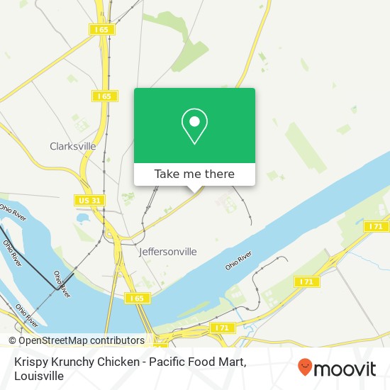 Krispy Krunchy Chicken - Pacific Food Mart map