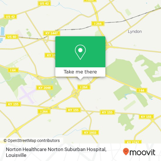 Mapa de Norton Healthcare Norton Suburban Hospital